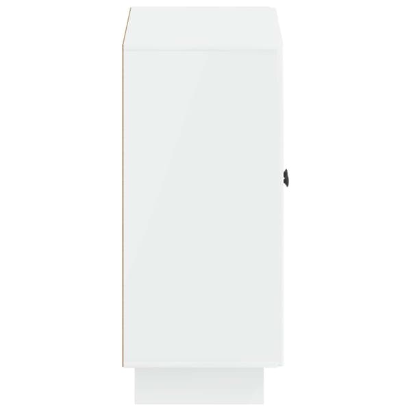 Skoskåp EDE 59,5 x 39,5 x 90 cm Konstruerat trä Vit högglans