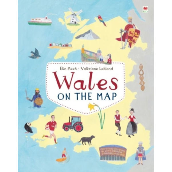 Wales on the Map (inbunden, eng)