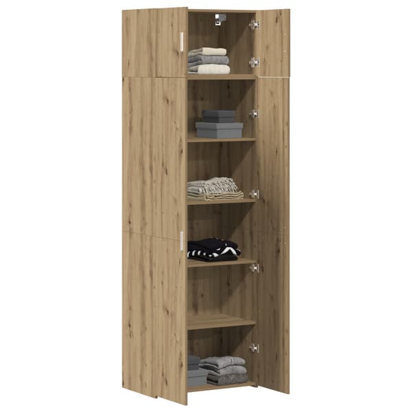 Förvaringsskåp 3 pcs Artisan Ek