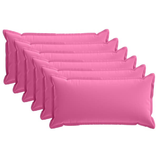 Kuddöverdrag 6 st HOUTEN Rosa 40 x 70 cm Polyester