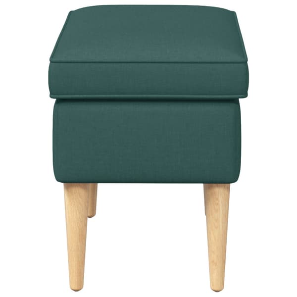Fotpall Mörkgrön 55 x 35 x 41 cm Polyester