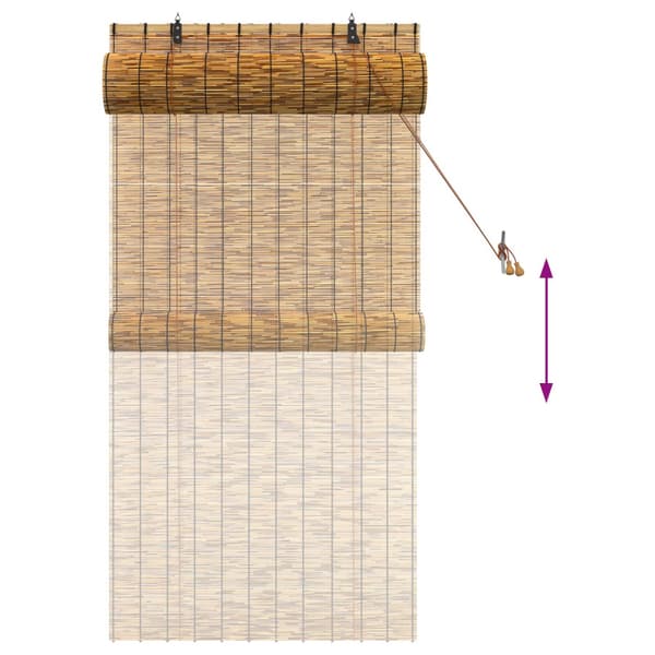 Rullgardin Brun 80 x 160 cm Vass