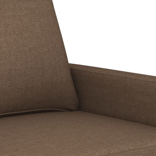 Fåtölj brun 60 cm tyg