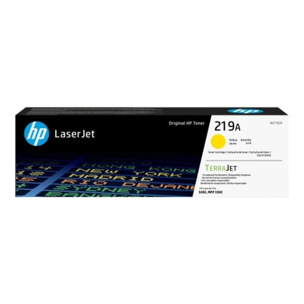 HP 219A - gul - original - LaserJet - tonerkassett (W2192A)