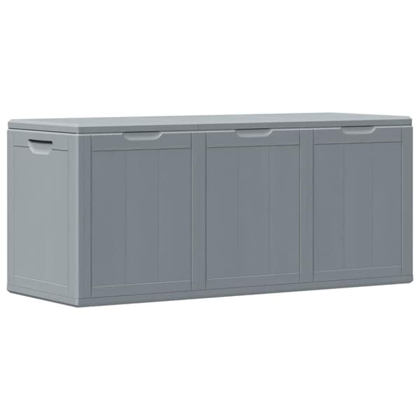 Dynbox 270 liter grå PP-träliknande