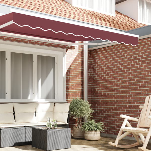 Markiskappa Ersättning Burgundy Rand 2,5 m Polyester
