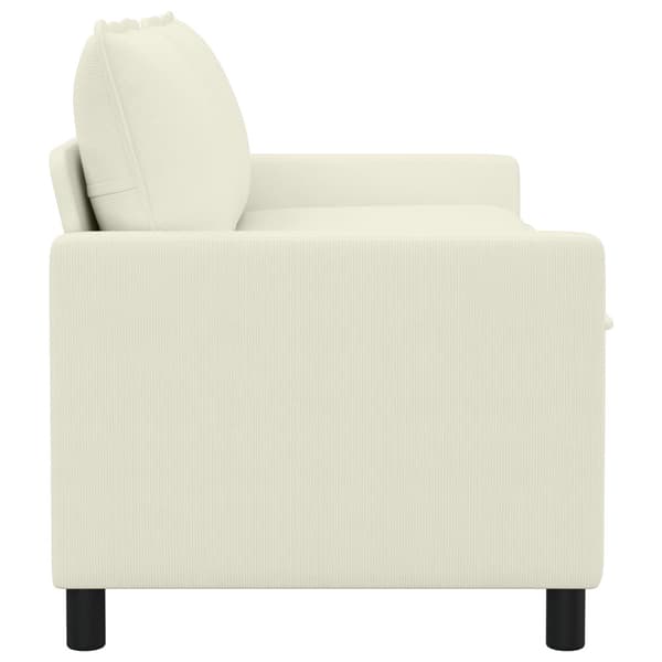 Soffa Gräddvit 156 x 81 x 87,5 cm Tyg