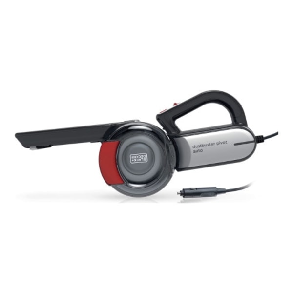 Black & Decker DustBuster Pivot Auto PV1200AV-XJ - dammsugare - handhållen - röd/grå Grå, Röd, Transparent