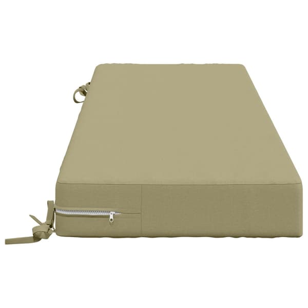 Sittkudde SOEST 100% Polyester Ljusgrön 120 x 40 x 10 cm