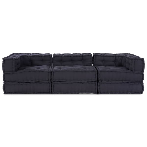 Modulsofa enhet 3 pcs Antracit Tyg