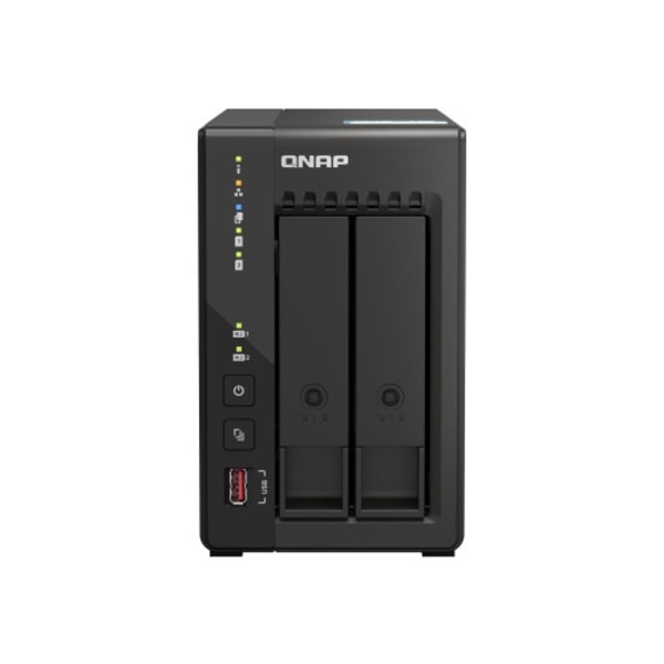 QNAP TS-253E - NAS-server Svart