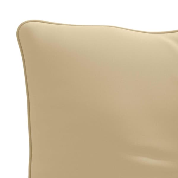 Ryggkudde PUTTEN 100% Polyester Beige 40 x 40 x 10 cm