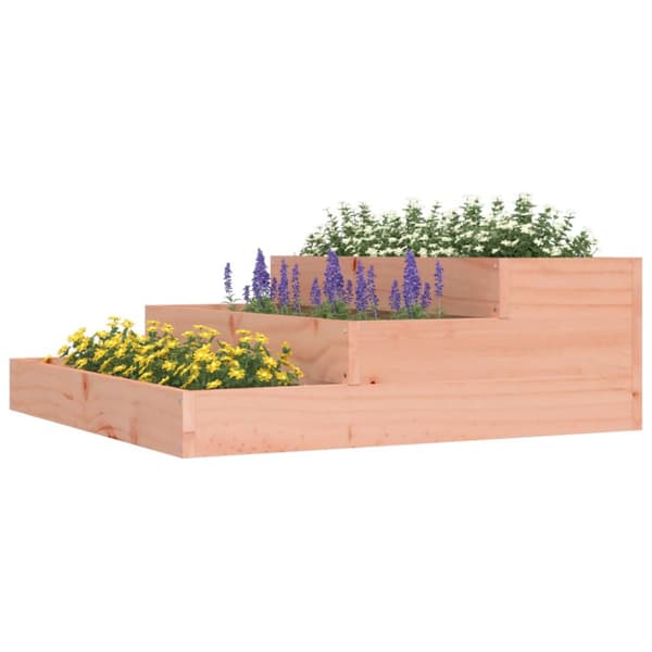 Odlingslåda 78x78x27 cm massiv douglas