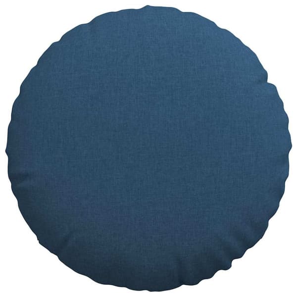 Sittkuddar 2 pcs Blå Ø80 x 29 cm tyg