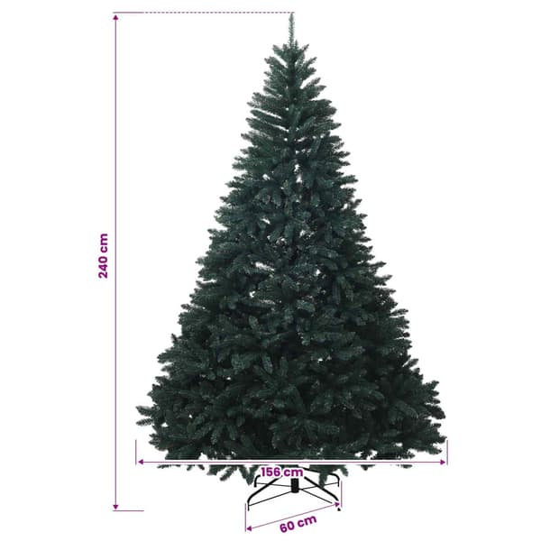 Plast Hingad Julgran 240 cm 300 LED-lampor Varmvit
