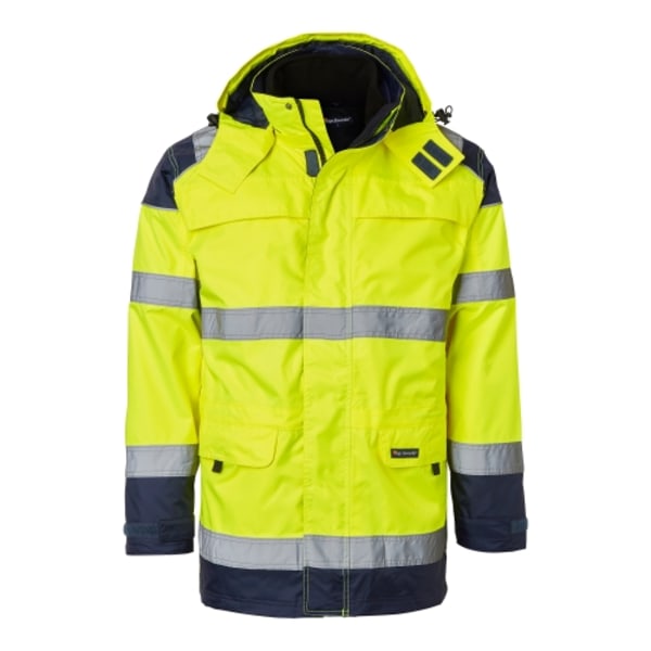 126 Parka Fluorescent yellow/navy Unisex