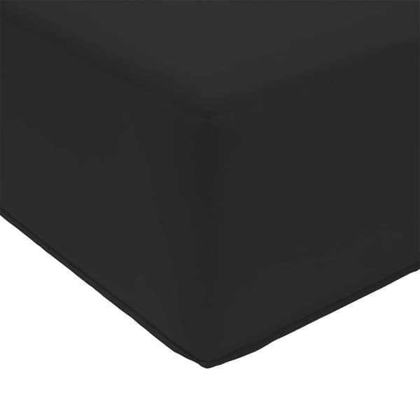 Utomhus sitskudde 100% Polyester Svart 80 x 40 x 8 cm