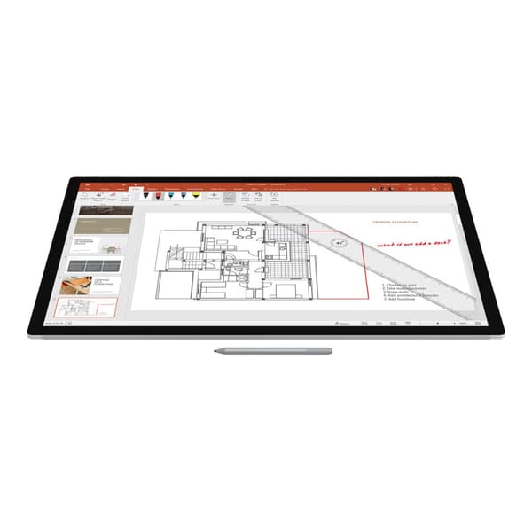 Microsoft Surface Pen M1776 - aktiv penna - Bluetooth 4.0 - platina