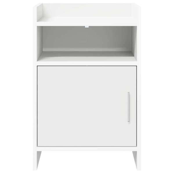 Sängbord Vit 40 x 36 x 60 cm Konstruerat trä