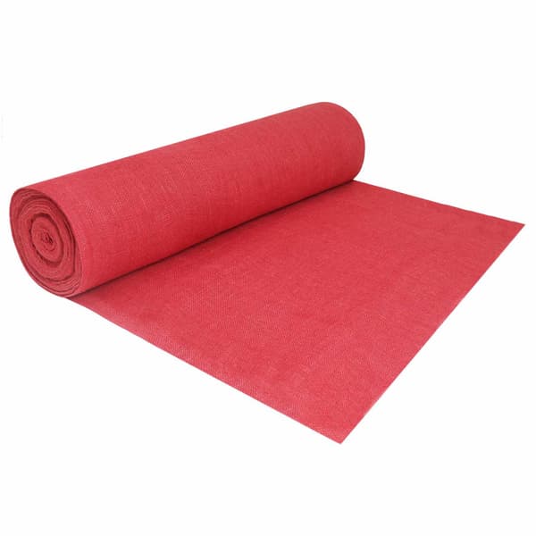 Juterrulle 200 x 2500 cm Röd