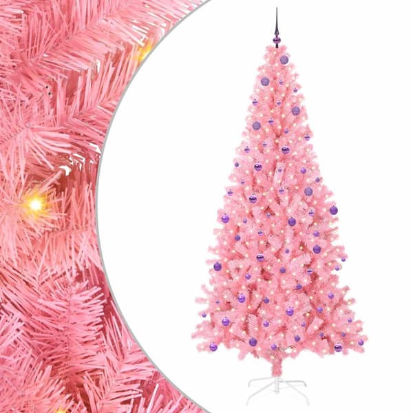 Julgran Rosa 240 cm PVC