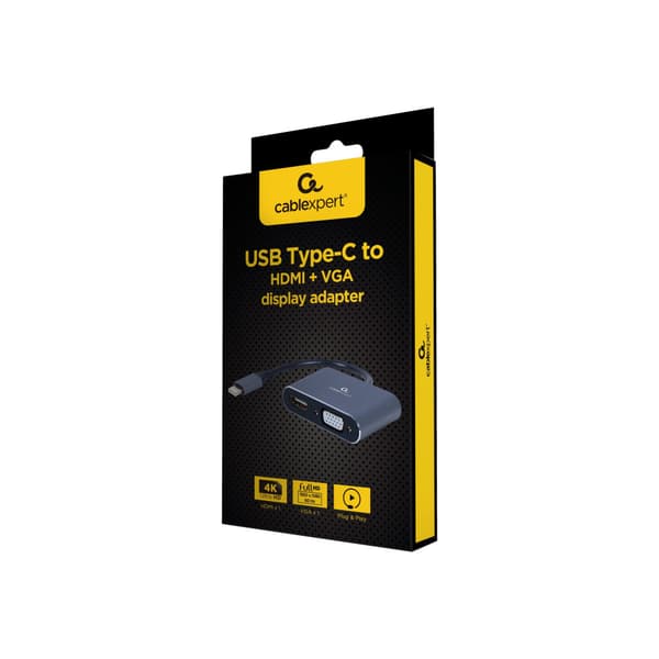 Cablexpert videokort - HDMI / VGA / USB - 15 cm