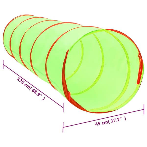 Lektunnel grön 175 cm polyester