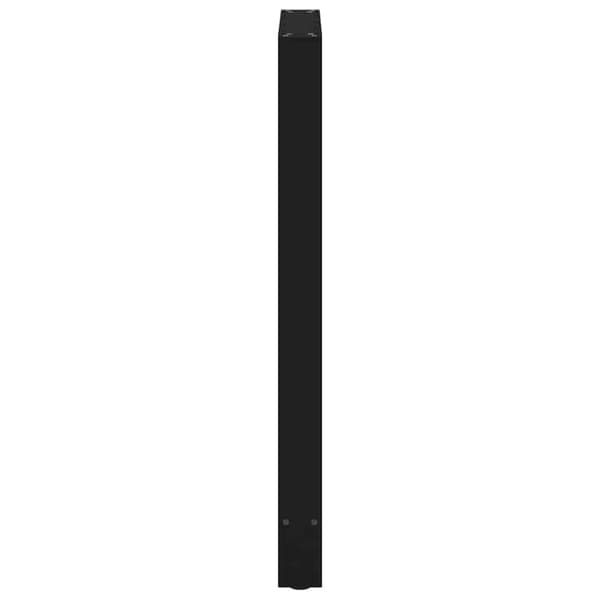 Barbordsben svarta 2 st 60x(100-101) cm stål