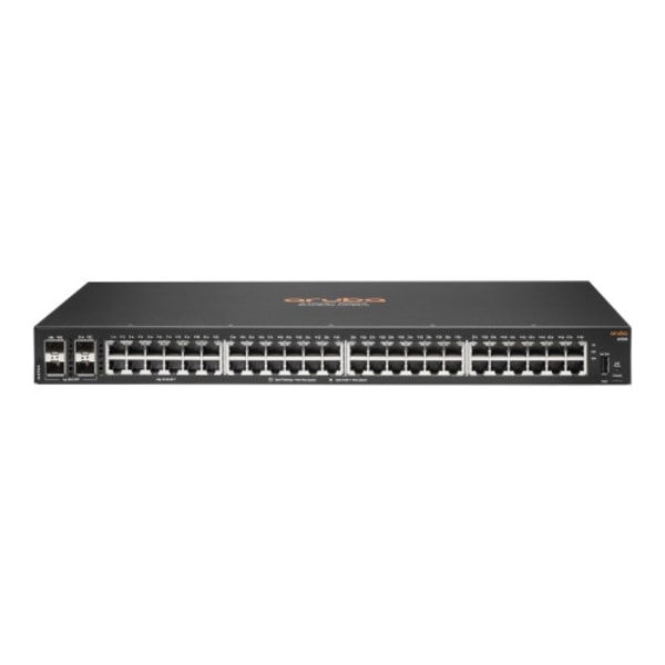 HPE Aruba 6100 48G 4SFP+ Switch - switch - 52 portar - Administrerad - rackmonterbar
