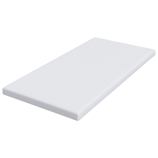 Memory foam madrass toppers 90 x 190 cm Thick Mjuk Vit