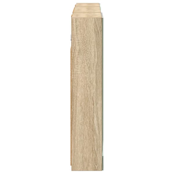 Badrumsskåpsset 3 st 100 x 10,5 x 50 cm Konstruerat trä