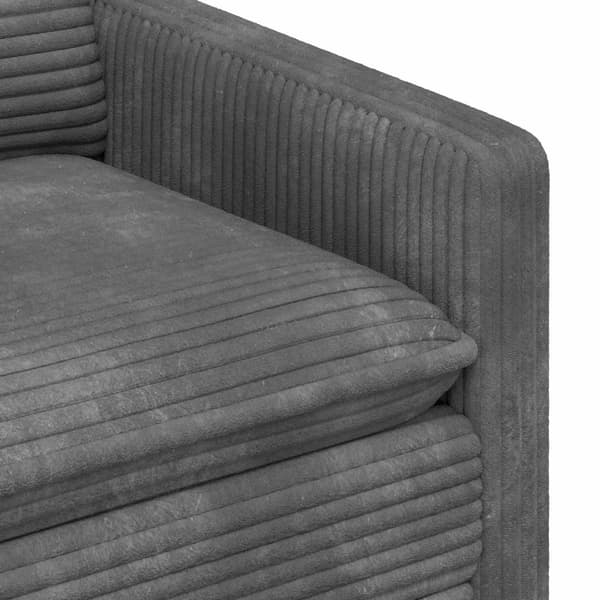 Soffa Ljusgrå 76 x 81 x 87,5 cm Polyester