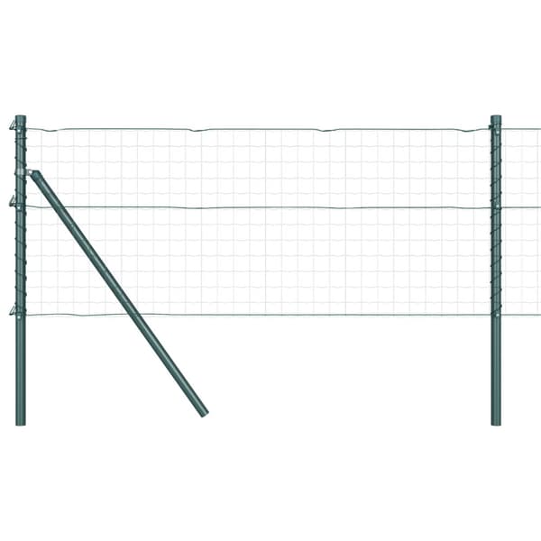 Stängselstolpe 52 pcs Grön 3,2 x 3,2 x 80 cm