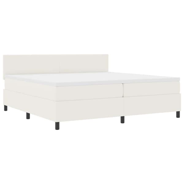 Bäddfjäder Grädde och vit 200 x 200 cm Kordread tyg