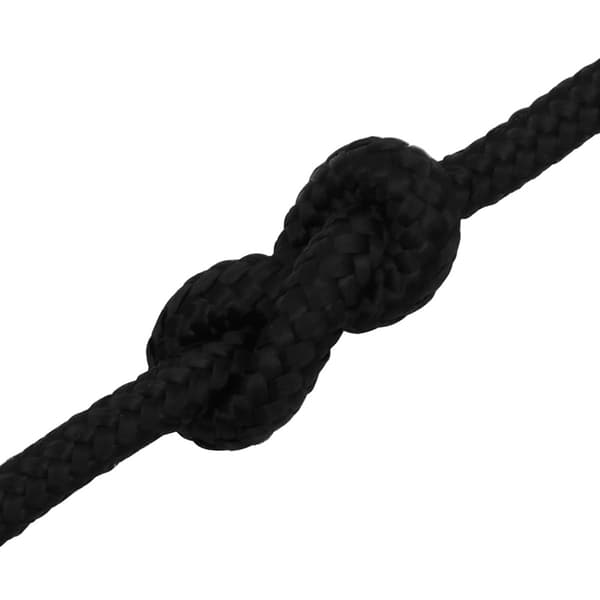 Mångsidigt bruksrep 8 mm 250 m Svart Polyester