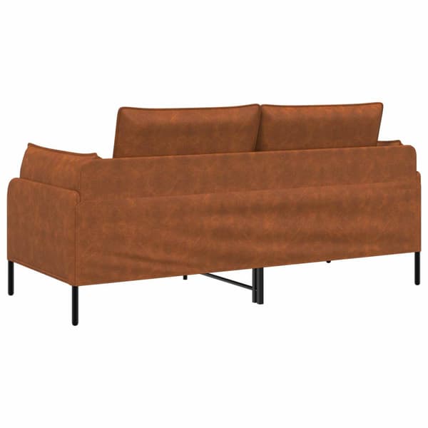 2-sits soffa Brun 188 x 81 x 89 cm Konstläder