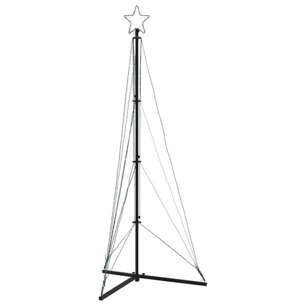 LED julgran 363 LEDs kallvit 182 cm