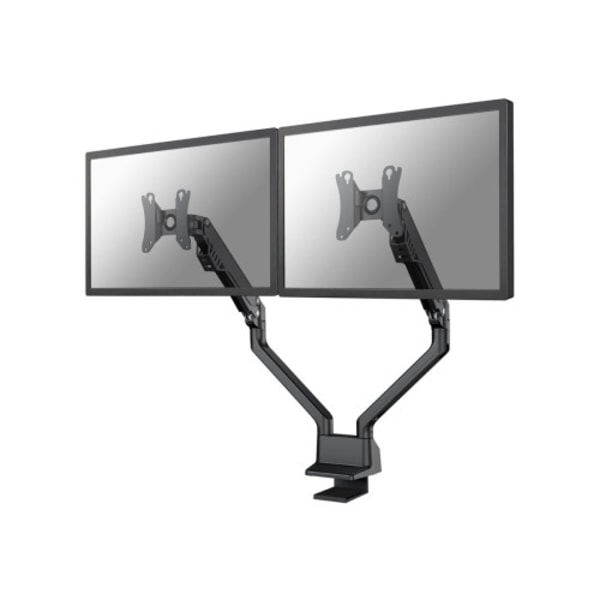 Neomounts FPMA-D750DBLACK2 monteringssats - fullständig rörelse - för 2 LCD-bildskärmar - svart Svart