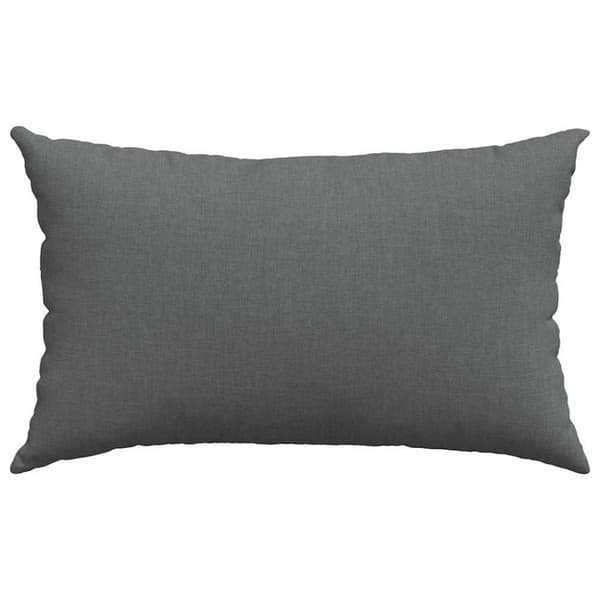 Sofakuddar 2 pcs Mörkgrå 50 x 30 cm tyg