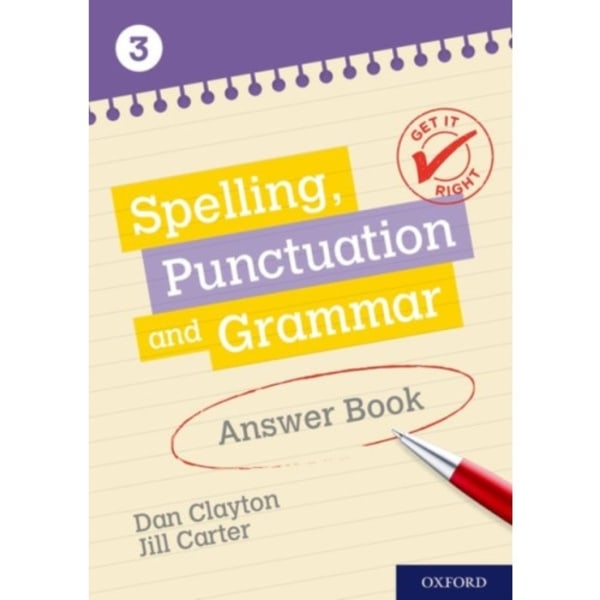 Get It Right: KS3; 11-14: Spelling, Punctuation and Grammar Answer Book 3 (häftad, eng)