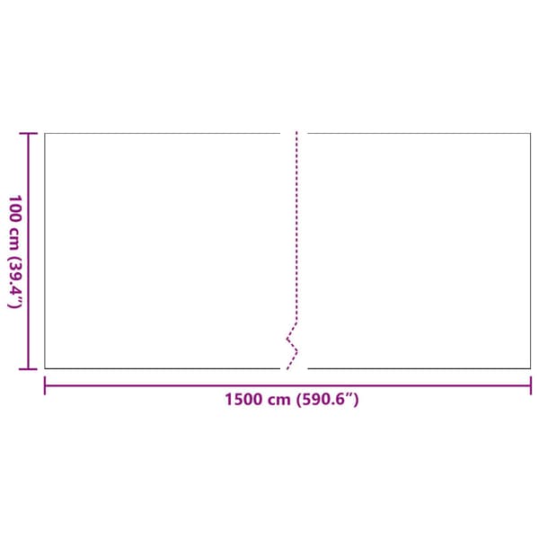 Konstgräs 1500 x 100 x 4 cm PP & PE