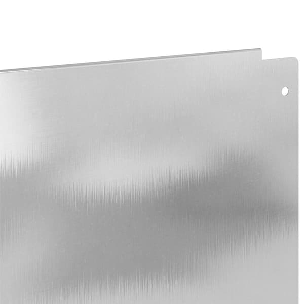 Kant för gräsmatta 10 pcs 100 x 15 cm Stål Silver