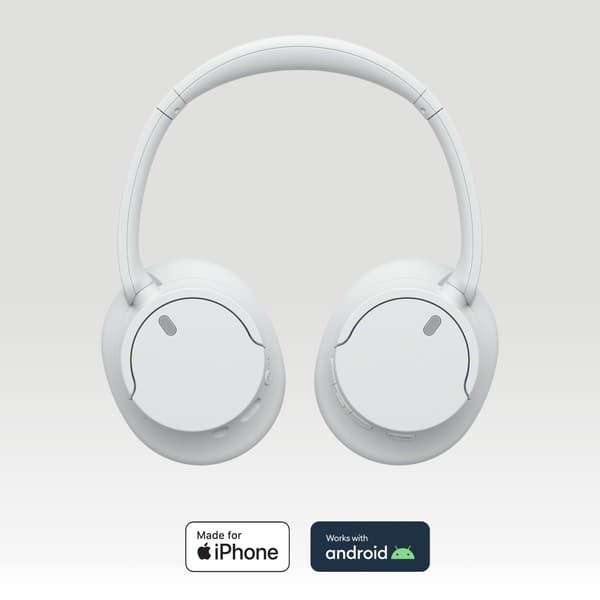 Sony WH-CH720 Headset Kabel & Trådlös Huvudband Samtal/musik USB Type-C Bluetooth Vit