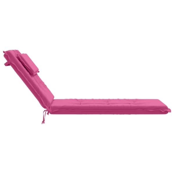 Solstol Kudde GEMERT 100% Polyester Rosa 190 x 60 x 9 cm