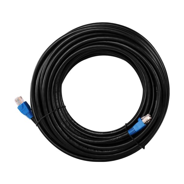goobay patch-kabel - svart, blå
