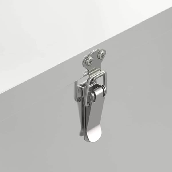 Hönsfodertråg 2 pcs Silver 60,5 x 29 x 51 cm Galvaniserat Stål