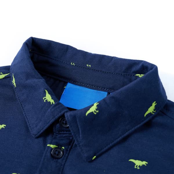 T-shirt för barn marinblå 104