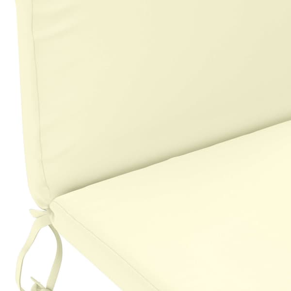 Solsängkudde GEMERT 100% Polyester Gräddvit 47 x 131 x 5 cm