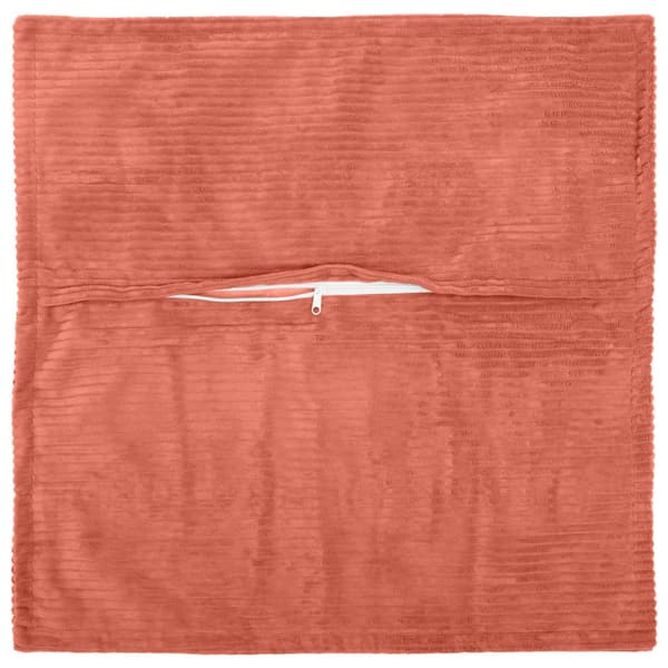 Kuddöverdrag 2 st HOUTEN Röd orange 65 x 65 cm manchester
