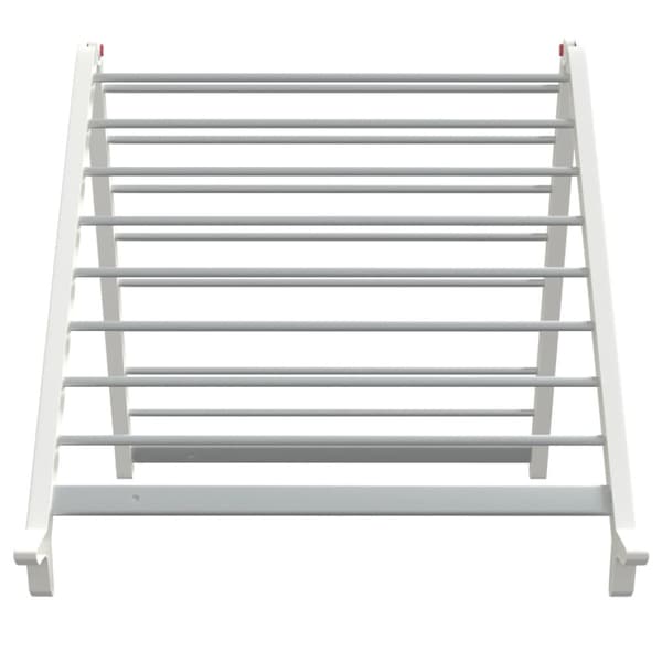 Torkställ för badkar utfällbart 53-90 cm aluminium